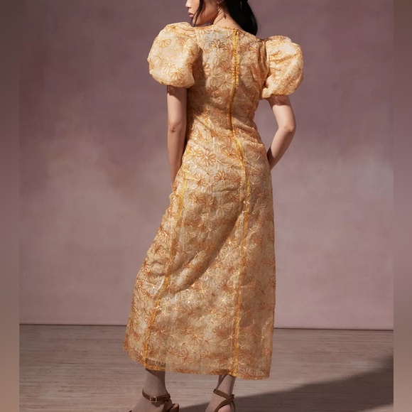 Sister Jane DREAM gold floral sequin dress - Picture 2 of 3